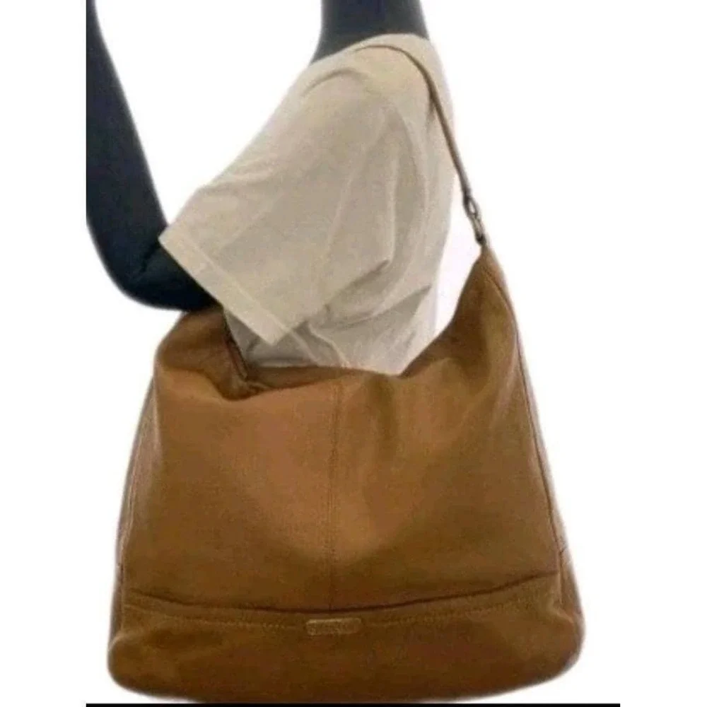 Coach Leather Hobo Shoulder/H Bag Tan Gold‎ Creed E1373-F23293 - Designer #1487